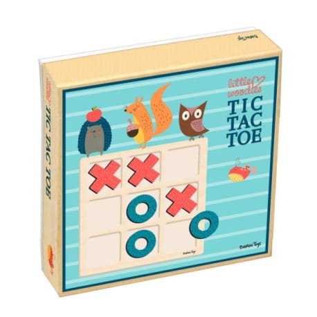 ⁨Gra logiczna, kółko i krzyżyk, little woodies⁩ w sklepie Wasserman.eu