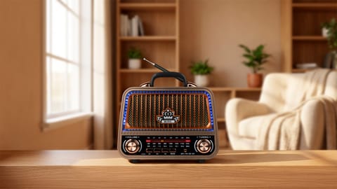 ⁨Radio przenośne analogowe solarne Kruger&Matz model KM0833⁩ w sklepie Wasserman.eu