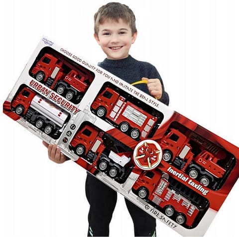 ⁨WOOPIE Zestaw Auta Straż Pożarna 6w1⁩ w sklepie Wasserman.eu