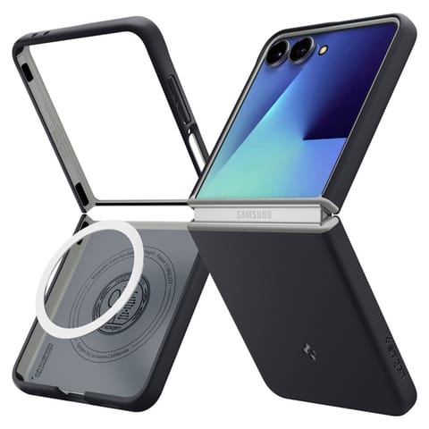 ⁨Spigen Nano Pop Mag MagSafe - Etui do Samsung Galaxy Z Flip 7 (Black Sesame)⁩ w sklepie Wasserman.eu