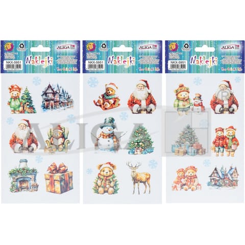 ⁨Naklejki świąteczne NKX-5951 ALIGA⁩ w sklepie Wasserman.eu