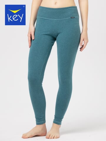 ⁨LEGGINSY KEY LXL-729/3 HOT TOUCH TU (kolor turkus, rozmiar L)⁩ w sklepie Wasserman.eu