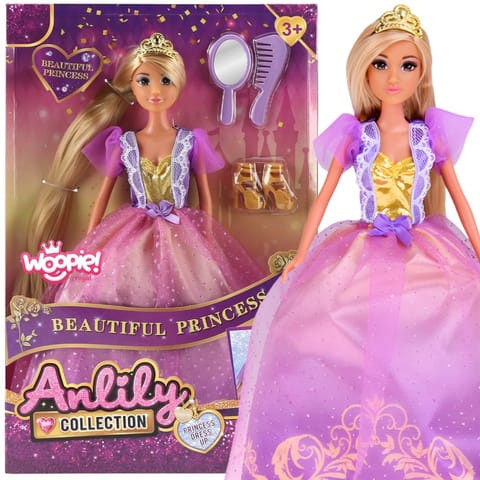 ⁨WOOPIE ROYAL Lalka Lili Księżniczka z Długimi Włosami i Akcesoriami⁩ w sklepie Wasserman.eu