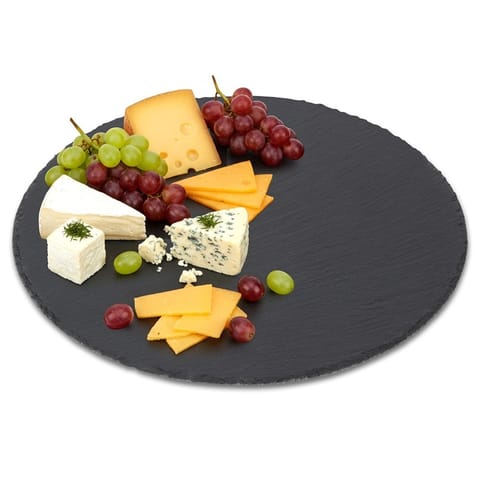 ⁨TALERZ TACA KAMIENNA OKRĄGŁA 30cm DO SERWOWANIA 139449⁩ w sklepie Wasserman.eu