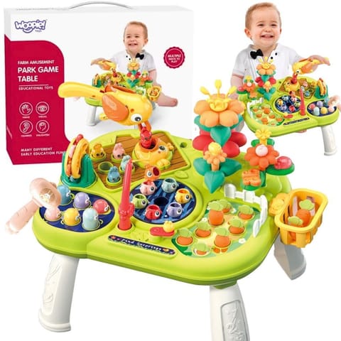 ⁨WOOPIE BABY Interaktywny Multistolik Edukacyjny 8w1 Montessori⁩ w sklepie Wasserman.eu