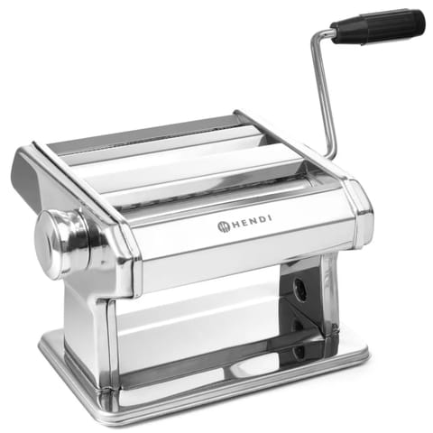 ⁨Ręczna maszynka urządzenie do makaronu tagliatelle fettuccine do 140mm Hendi 224830⁩ w sklepie Wasserman.eu