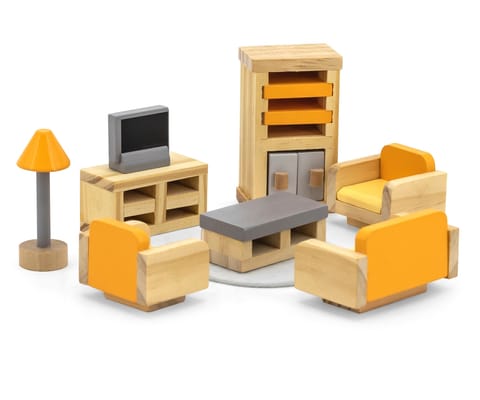 ⁨Viga 44037 PolarB Zestaw mebelków - pokój dzienny z telewizorem⁩ w sklepie Wasserman.eu