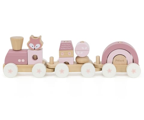 Viga 44269 PolarB Drewniany pociąg z elementami do układania w sklepie Wasserman.eu