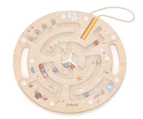 ⁨Viga 44283 PolarB Drewniany Labirynt Magnetyczny – Gra Zręcznościowa⁩ w sklepie Wasserman.eu