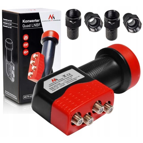 ⁨Konwenter Sat Quad 4K Cyfrowy Polsat Canal+ Orange⁩ w sklepie Wasserman.eu