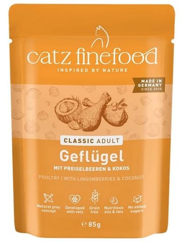 ⁨Catz Finefood Classic N.03 Poultry sachet 85g⁩ at Wasserman.eu