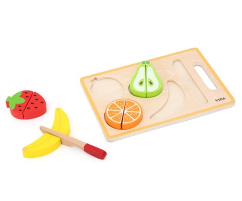 ⁨Viga 44789 Zabawa w krojenie – kolorowe owoce⁩ w sklepie Wasserman.eu