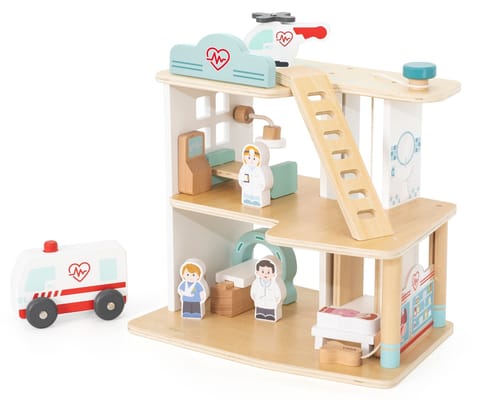 ⁨Viga 44802 Drewniany szpital z akcesoriami⁩ w sklepie Wasserman.eu