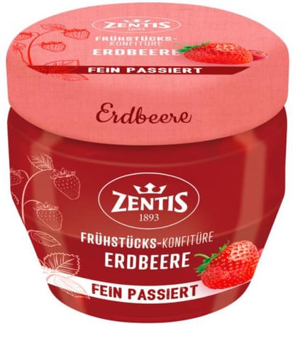 ⁨Zentis Konfitura Truskawkowa 230 g⁩ w sklepie Wasserman.eu