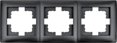 ⁨Ramka potrójna czarna WESA LC-49C⁩ w sklepie Wasserman.eu