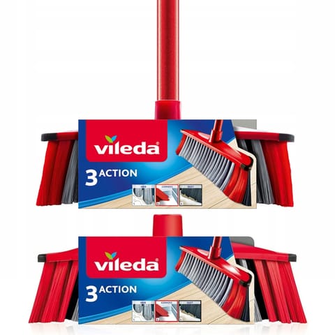 ⁨Szczotka 3w1 Vileda 3Action + Wkład do szczotki Vileda 3Action⁩ w sklepie Wasserman.eu