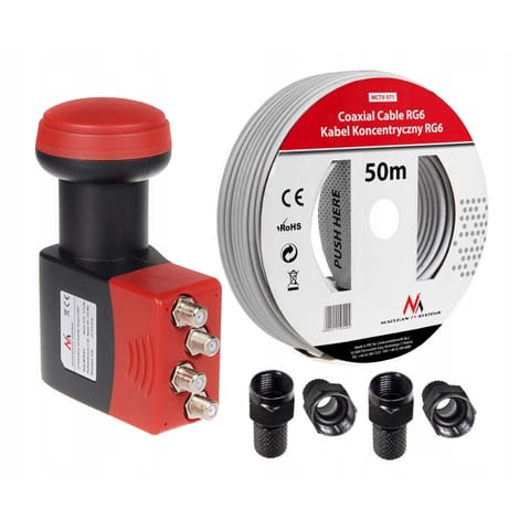 ⁨Konwerter quad Maclean MCTV-671 + kabel⁩ w sklepie Wasserman.eu