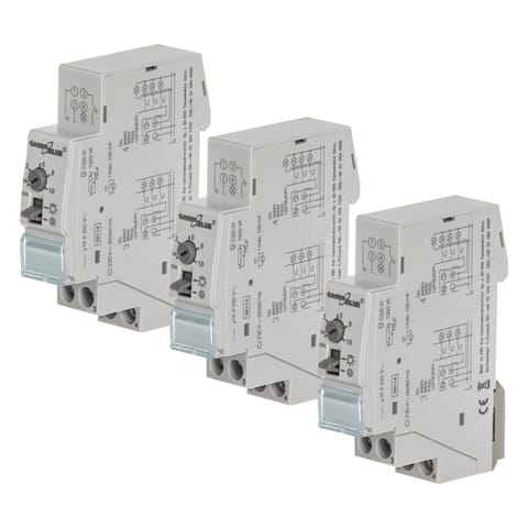 ⁨Automat schodowy na szynę DIN GreenBlue, regulacja 30s-10m, max 2300 W, GB114, 3 szt⁩ w sklepie Wasserman.eu