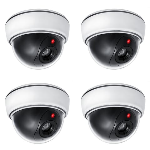 ⁨Atrapa kamery kopułkowa, dioda LED, DC2300, 4 szt.⁩ w sklepie Wasserman.eu