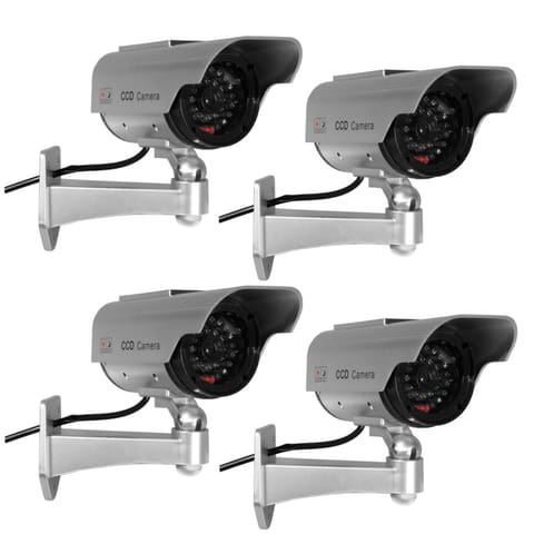 ⁨Atrapa kamery SOL1200 Solarna migająca dioda naklejka gratis, 4 szt⁩ w sklepie Wasserman.eu