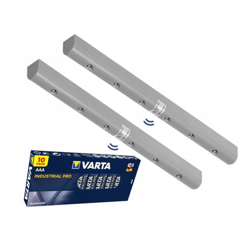 ⁨2x lampka 6 led z czujnikiem ruchu + baterie AAA⁩ w sklepie Wasserman.eu