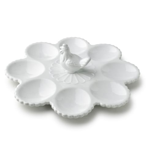 ⁨BASIC Talerz na 8 jajek 23x23x7,5cm kura⁩ w sklepie Wasserman.eu