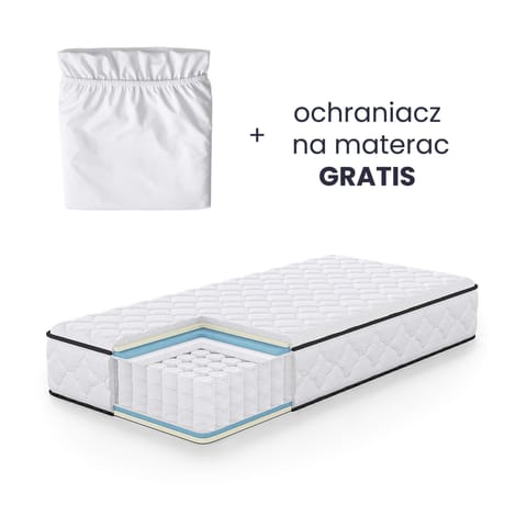⁨MATERAC Z POKROWCEM 90x190 H24⁩ w sklepie Wasserman.eu