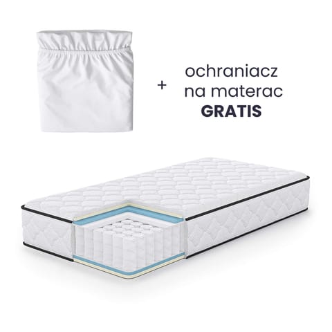 ⁨MATERAC Z POKROWCEM 100x200 H24⁩ w sklepie Wasserman.eu