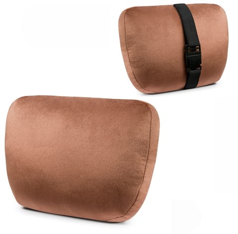 ⁨Poduszka zagłówek BROWN ALCANTARA V⁩ w sklepie Wasserman.eu