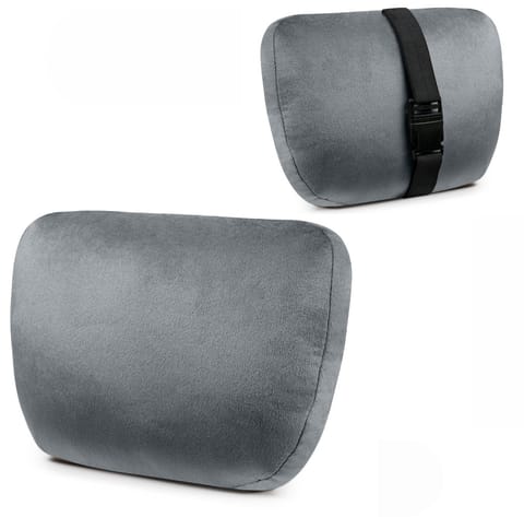 ⁨Poduszka zagłówek GREY ALCANTARA V⁩ w sklepie Wasserman.eu