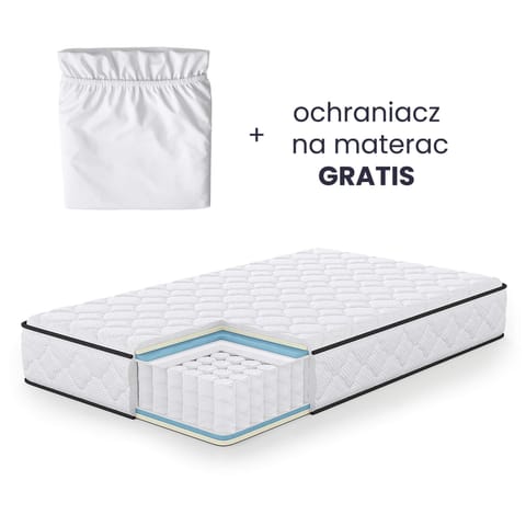 ⁨MATERAC Z POKROWCEM 120x200 H24⁩ w sklepie Wasserman.eu