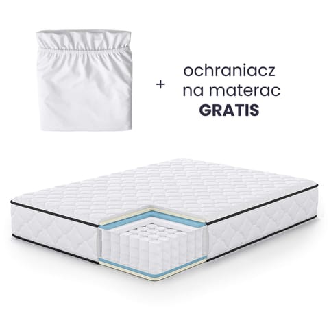 ⁨MATERAC Z POKROWCEM 140x190 H24⁩ w sklepie Wasserman.eu