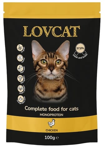 ⁨Lovcat Pure Chicken saszetka 100g⁩ w sklepie Wasserman.eu