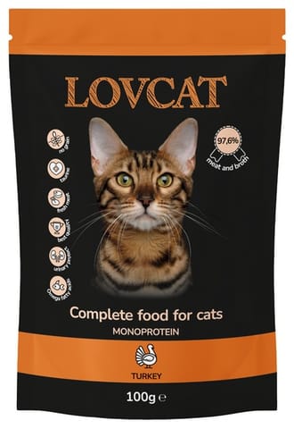 ⁨Lovcat Pure Turkey saszetka 100g⁩ w sklepie Wasserman.eu