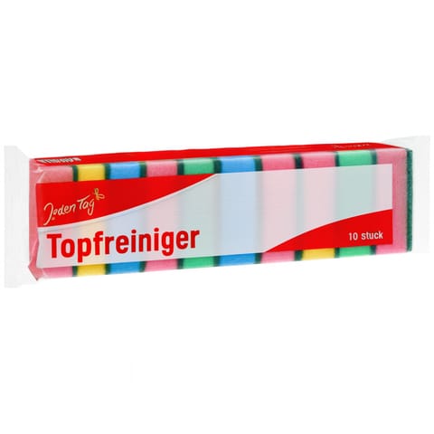 ⁨Jeden Tag Gąbki do Naczyń 10 szt.⁩ w sklepie Wasserman.eu