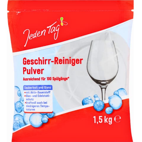 ⁨Jeden Tag Proszek do Zmywarki 1,5 kg⁩ w sklepie Wasserman.eu