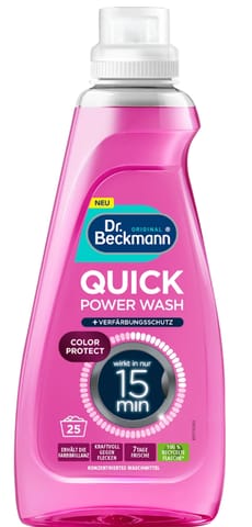 ⁨Dr. Beckmann Quick Power Wash Color Płyn do Krótkiego Prania 800 ml⁩ w sklepie Wasserman.eu