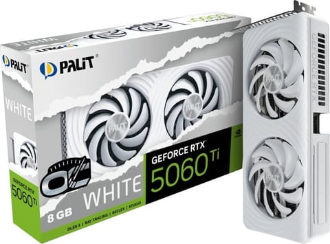 ⁨GeForce RTX 5060 Ti White OC 8GB GDDR7 DLSS4⁩ w sklepie Wasserman.eu