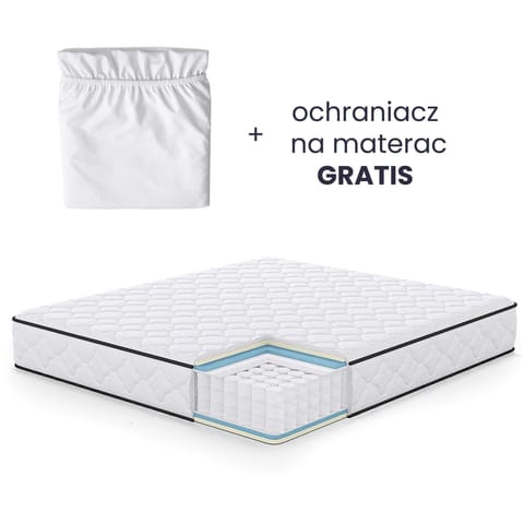 ⁨MATERAC Z POKROWCEM 180x200 H24⁩ w sklepie Wasserman.eu
