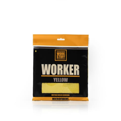 ⁨Work Stuff Worker 1pc. Yellow - uniwersalna ściereczka z mikrofibry⁩ w sklepie Wasserman.eu