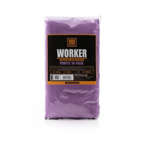 ⁨Work Stuff Worker 10-pack Purple - uniwersalna ściereczka z mikrofibry⁩ w sklepie Wasserman.eu