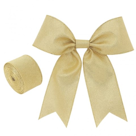 Taśma świąteczna na kokardy, wstążka na prezenty Bożonarodzeniowa 6,3cm x 2m KSN136 w sklepie Wasserman.eu