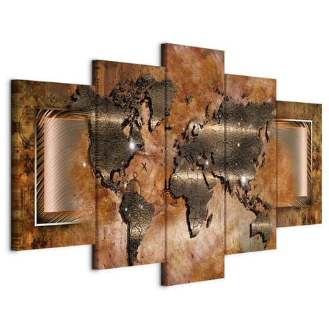 ⁨Image - Steel map (size 100x50)⁩ at Wasserman.eu