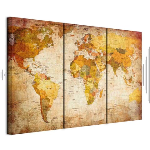 ⁨Obraz - Antyczne podróże (rozmiar 120x80, wykończenie Akustyczny)⁩ w sklepie Wasserman.eu