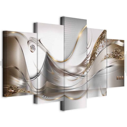 ⁨Obraz - Złoty lot (rozmiar 100x50, wykończenie Akustyczny)⁩ w sklepie Wasserman.eu