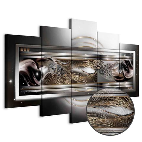 ⁨Obraz - Taniec planet (rozmiar 100x50, wykończenie Premium Print)⁩ w sklepie Wasserman.eu