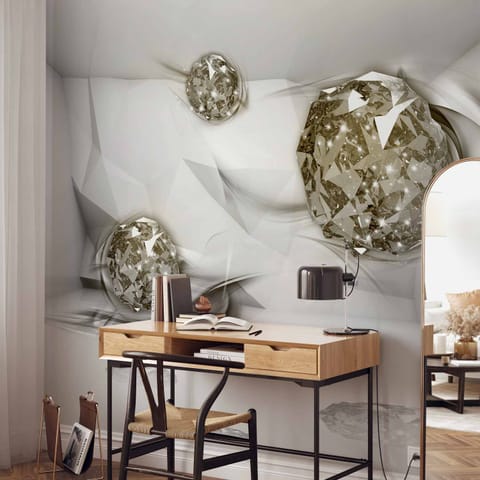 ⁨Fototapeta - Abstrakcyjne diamenty (rozmiar 300x210, wykończenie Standard)⁩ w sklepie Wasserman.eu