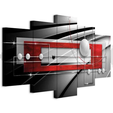 ⁨Obraz - Współczesna symetria (rozmiar 100x50, wykończenie Akustyczny)⁩ w sklepie Wasserman.eu
