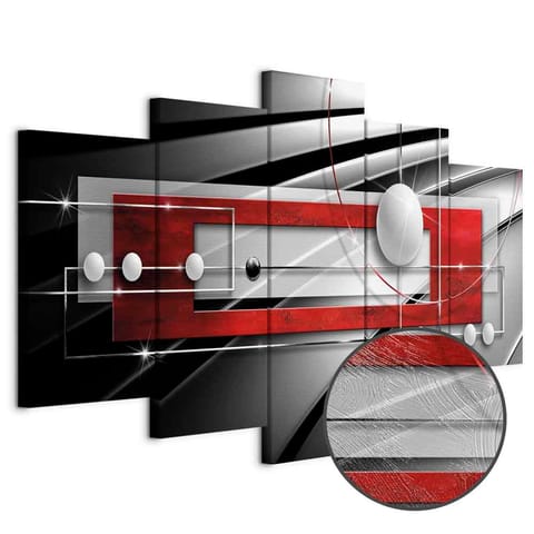 ⁨Obraz - Współczesna symetria (rozmiar 200x100, wykończenie Premium Print)⁩ w sklepie Wasserman.eu