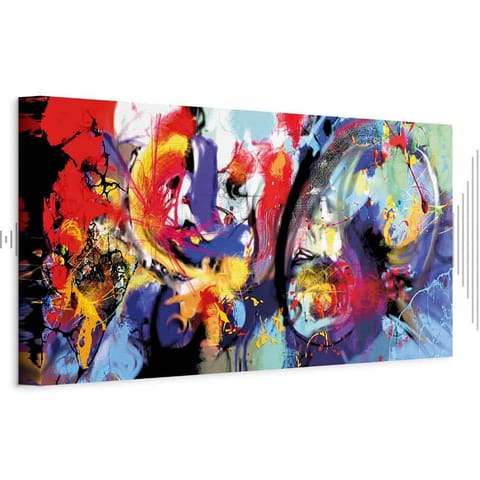 ⁨Obraz - Kolorowa immersja (rozmiar 150x50, wykończenie Akustyczny)⁩ w sklepie Wasserman.eu